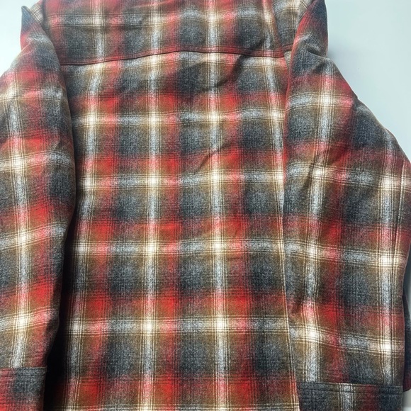 Pendleton Men’s Two-Layer Wool Blend Shirt Jacket RED M - Picture 2 of 10